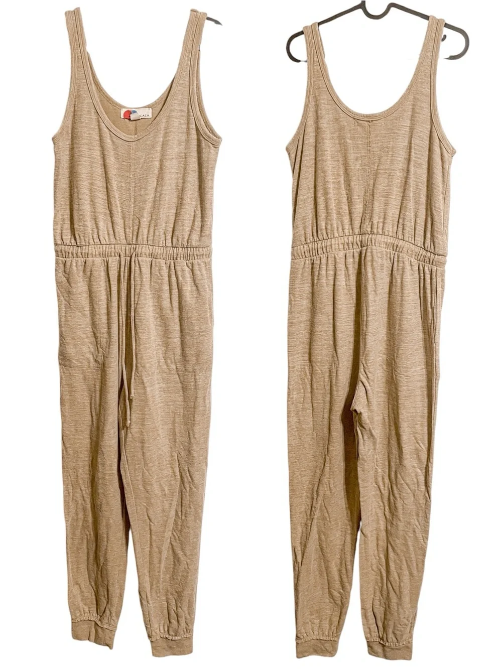 Free People Beach Drawstring Jumpsuit
